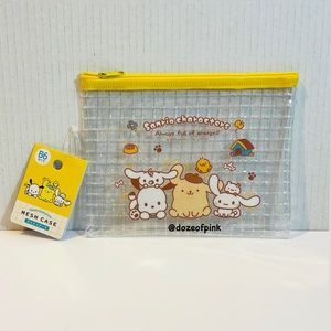 Sanrio Characters PVC / A6 zipper top Mesh Case